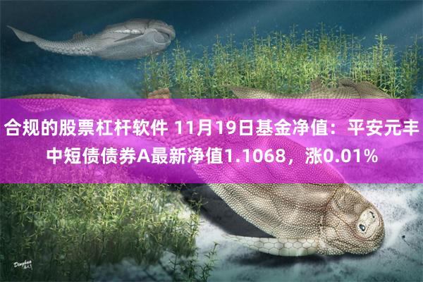 合规的股票杠杆软件 11月19日基金净值：平安元丰中短债债券A最新净值1.1068，涨0.01%