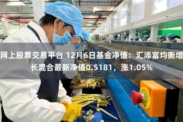 网上股票交易平台 12月6日基金净值：汇添富均衡增长混合最新净值0.5181，涨1.05%
