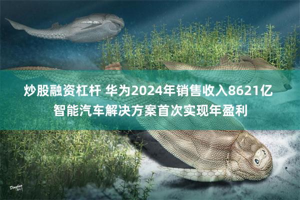 炒股融资杠杆 华为2024年销售收入8621亿 智能汽车解决方案首次实现年盈利