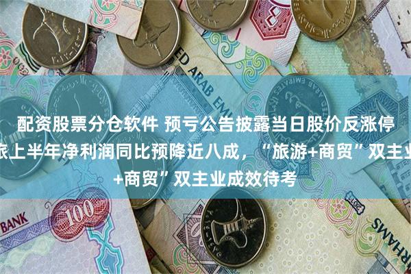 配资股票分仓软件 预亏公告披露当日股价反涨停！南京商旅上半年净利润同比预降近八成，“旅游+商贸”双主业成效待考